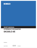 KOBELCO SK330LC-6E HYDRAULIC EXCAVATOR SHOP MANUAL PDF
