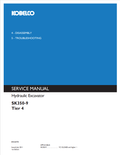 KOBELCO SK350-9 TIER 4 HYDRAULIC EXCAVATOR SERVICE MANUAL PDF