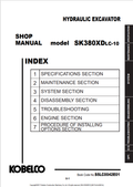 KOBELCO SK380XDLC-10 HYDRAULIC EXCAVATOR SHOP MANUAL PDF