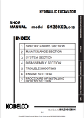 KOBELCO SK380XDLC-10 HYDRAULIC EXCAVATOR SERVICE MANUAL PDF