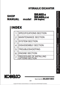KOBELCO SK460-8, SK480LC-8 HYDRAULIC EXCAVATOR HS ENGINE SHOP MANUAL PDF