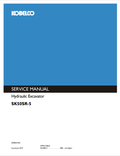 KOBELCO SK50SR-5 HYDRAULIC EXCAVATOR SHOP MANUAL PDF