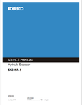 KOBELCO SK50SR-5 HYDRAULIC EXCAVATOR SERVICE MANUAL PDF