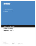 KOBELCO SK55SRX TIER 4 CRAWLER EXCAVATOR SERVICE MANUAL PDF