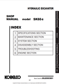 KOBELCO SK60-8 HYDRAULIC EXCAVATOR SHOP MANUAL PDF