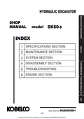 KOBELCO SK60-8 HYDRAULIC EXCAVATOR SHOP MANUAL PDF