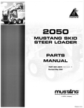 MUSTANG 2050 SKID STEER LOADER PARTS MANUAL 001-48976 - PDF