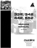 MUSTANG 332, 342, 442, 552 SERVICE MANUAL 087-00184 - PDF