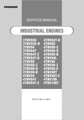 MUSTANG 3TNV82A, 3TNV82A-B, 3TNV84 INDUSTRIAL ENGINE SERVICE MANUAL - PDF