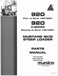 MUSTANG 920, 920 PRIOR E·SERIES PARTS MANUAL 000-38895 - PDF