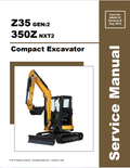 MUSTANG COMPACT Z35 GEN:2, 350Z NXT2 EXCAVATOR SERVICE MANUAL 50940137 - PDF