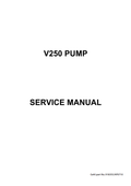 MUSTANG GEHL COMER V250 PUMP SERVICE MANUAL 918355-AP0710 - PDF