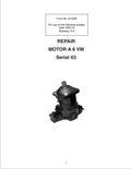 MUSTANG GEHL RS5-19, 519 MOTOR A 6 VM SERIAL 63 REPAIR SERVICE MANUAL 913308 - PDF