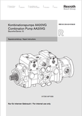 MUSTANG REXROTH AA20VG COMBINATION PUMP SKID-STEER LOADER SERVICE MANUAL 917261 - PDF
