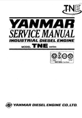 MUSTANG YANMER TNE SERIES INDUSTRIAL DIESEL ENGINE SKID-STEER LOADER SERVICE MANUAL - PDF