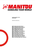 Manitou MRT & MRT-X 2260 2570 3060 3570 Service Manual PDF