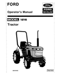 New Holland 1215 Tractor Operator Manual 42121510 PDF