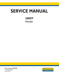 New Holland 380FP Header Service Manual 47998496 PDF