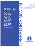 New Holland 553E,575E,655E,675E Operator Manual 42055541 PDF