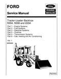 New Holland 555A, 555B, 655A Tractor Loader Backhoe Service Manual 40055540A PDF