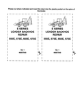 New Holland 555E, 575E, 655E, and 675E Loader Backhoe Repair Manual 40057540 PDF