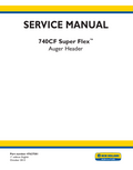 New Holland 740CF Super Flex Service Manual 47627581 PDF