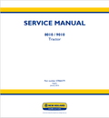 New Holland 8010, 9010 Service Manual 47866579 PDF
