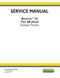 New Holland Boomer 24 Tier 4B Compact Tractor Service Manual 47827505 PDF
