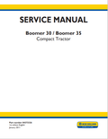 New Holland Boomer 30, 35 Compact Tractor Service Manual 47827505 PDF