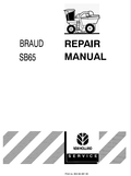 New Holland Braud SB65 Repair Manual 6048228100 PDF