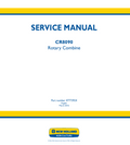 New Holland CR8090 Rotary Combine Service Manual 47773924 PDF