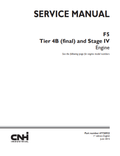 New Holland F5 Tire and Stage IV Engine Service Manual 47730922 PDF
