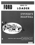New Holland Ford 724 Series Loader Owner Manual SEO8840A PDF