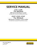 New Holland L221, L228 Tire 4B 200 Series Skid LOADER C227, C232, C237 Tire 4B 200 Series Compact Track Loader Service Manual 48068128 PDF