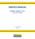 New Holland LM5020, LM5030 Telescopic Handler Service Manual 47787942 PDF