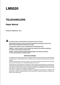 New Holland LM5020 Telehandlers Repair Manual 84559130 PDF