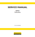 New Holland LM732 Telehandlers Service Manual 87474474B PDF
