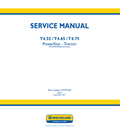 New Holland T4.55, T4.65, T4.75 Tractor Service Manual 47772469 PDF