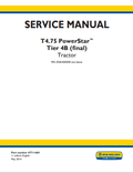 New Holland T4.57 PowerStar Tire 4B Tractor Service Manual 47711469 PDF