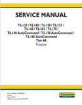 New Holland T6.120,T6.140, T6.150, T6.155, T6.160, T6.165, T6.175, T6.140 AutoCommand, T6.150 AutoCommand, T6.160 AutoCommand Tractor Service Manual 47665870 PDF