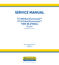New Holland T7.290, T7.315 AutoCommand Tire 4B Tractor Service Manual 48193177 PDF