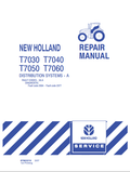 New Holland T7030, T7040, T7050, T7060 Repair Manual 87663219 PDF