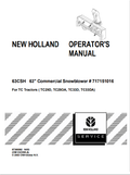 New Holland TC29D, TC29DA, TC33D, TC33DA Tractor Operator Manual 87300092 PDF