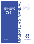 New Holland TC30 Operator Manual 86631783 PDF