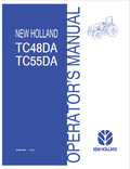 New Holland TC48DA, TC55DA Operator Manual 87301120 PDF