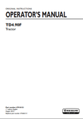 New Holland TD4.90F Tractor Operator Manual 47918153 PDF