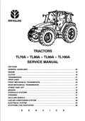 New Holland TL70A, TL80A, TL90A, TL100A Service Manual 6035451100 PDF
