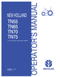 New Holland TN55, TN65, TN70, TN75 Tractor Operator Manual 87033880 PDF