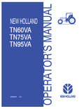 New Holland TN60VA, TN75VA, TN95VA Operator Manual 87354197 PDF