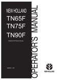 New Holland TN65F, TN75F, TN90F Operator Manual 86608615 PDF